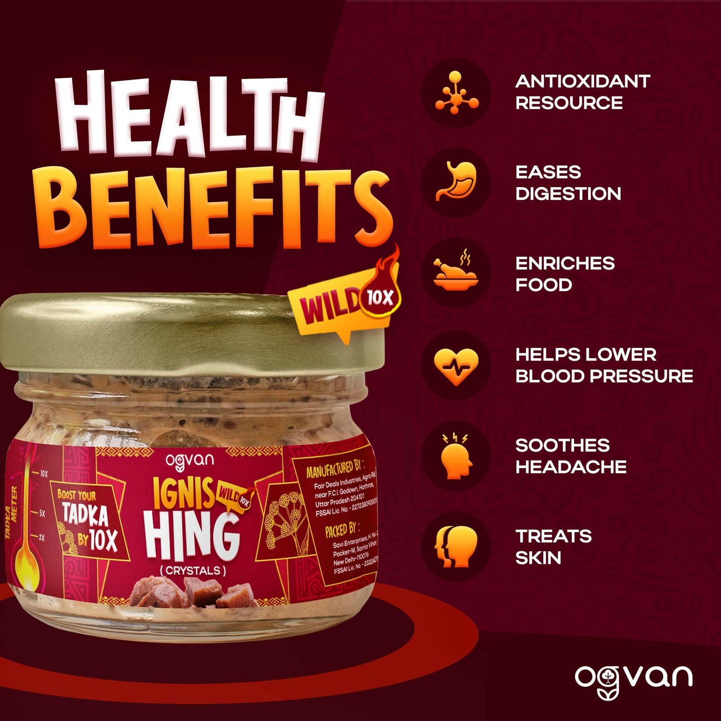 Ignis Wild 100% Pure Hing Granules 10g.