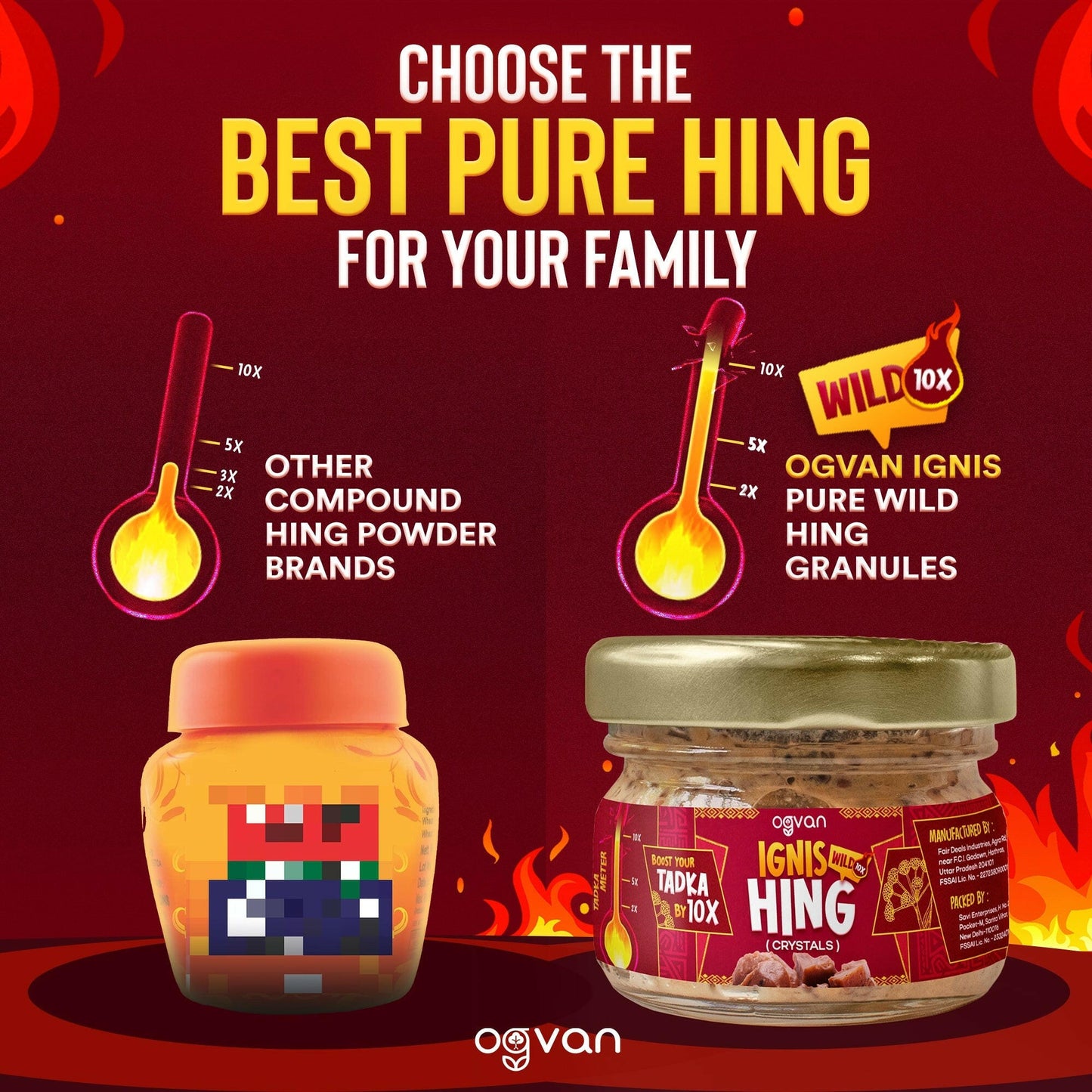 Ignis Wild 100% Pure Hing Granules 10g.