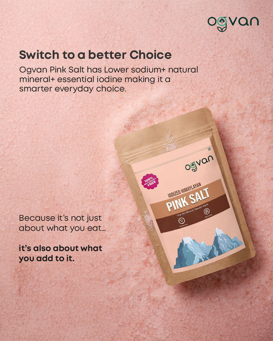 Ogvan Pink Salt with natural iodine fortification – the complete salt