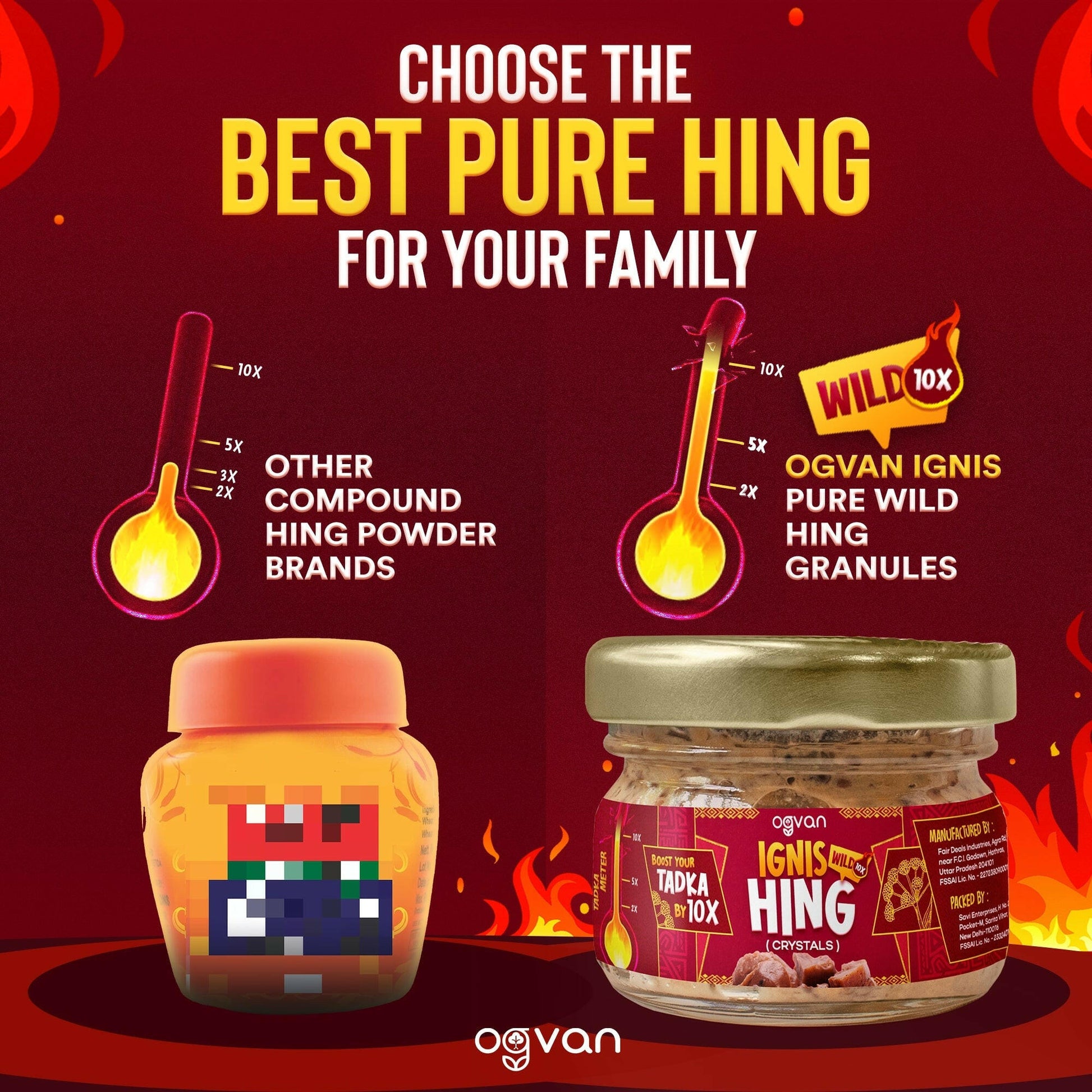 Ignis Wild 100% Pure Hing Granules 10g.