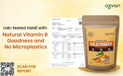 Ogvan Haldi 100% microplastic-free lab report – certified zero toxins, zero contaminants
