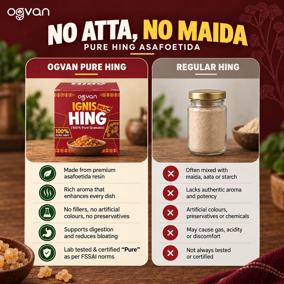 Ignis Wild 100% Pure Hing Granules 10g