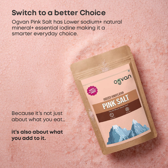 Ogvan Pink Salt with natural iodine fortification – the complete salt